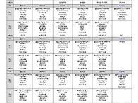 2026년 4월 식단표입니다.