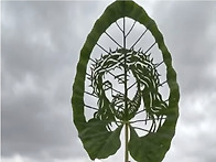 나뭇잎에 새긴 예..