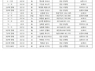 10월 반모임 일정..