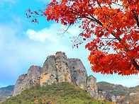 주왕산의 단풍