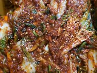 모처럼 배추김치 담았네요..