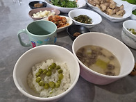 완두콩 하트 밥🫛💛