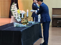 34주기 추모식 사진 및 영상