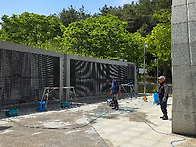 울산대공원 명각비 청소 (6,25참전 및 월..