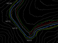 중심선측량과 영선측량