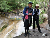 경북 문경 대야산 용추폭포, 월영대 계곡 ..