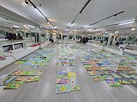 옥구미술대회심사..