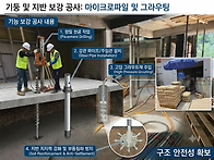 증축 현장 기둥·..