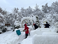 엄청난 폭설&#9924;