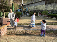 봄 정원 작업