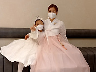 결혼가족한복과드레스~