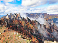 25년 단풍산행 [雪嶽山 비..