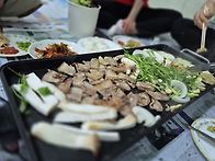 운동후 삼겹살 파..