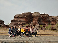 공룡알 회석산지 해설사