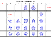 2025년 10월 식단..