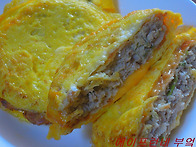 동그랑땡 재활용 햄버거패..