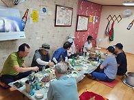 산성마을 산닭 요리 몸보신..