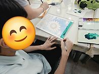 9월 장애인수채화 해바라기..
