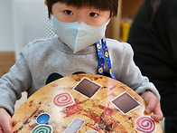 커다란 쿠키를 만..