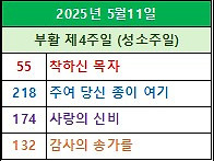 성가연습-5월11일..