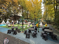 가을 캠핑 놀이와 삼겹살파..