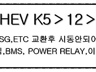 견인입고된 HEV