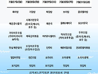 7월 넷째주 식단입니다.