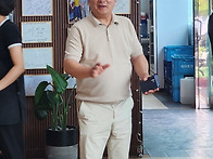 단장님과 식사 후..