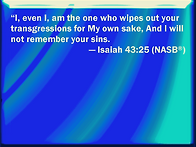 Isaiah 43:25