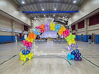 군위초등학교 졸업식 입구..