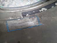 BMW 순정휠 림부분..