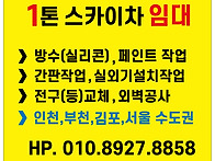 1톤스카이차 임대도 같이합..