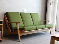 3인용 원목소파 (공방 회..