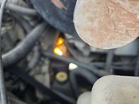 램밴 점화플러그 배선 비후..