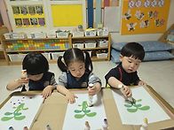 연장반♡새싹 그림위에 도..