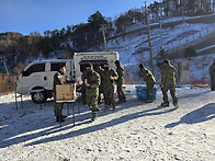 특전사 대관령 스키훈련 ..