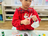 색종이로 이글루 만들기 ..