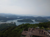 초평저수지 한반도지형 전..