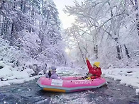 백두산 겨울 래프팅