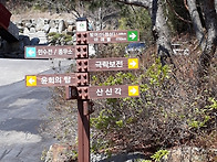 산에서 힐링하면서