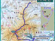 자리배치도 : 가리산(홍천..