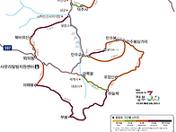 자리배치도 : 포암산(충주..