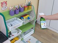 긴급보육 대비 자체소독을..