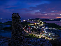 선유도 앞산 야경
