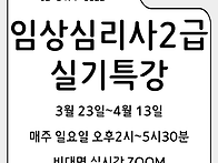 임상심리사2급 실기시험 ..