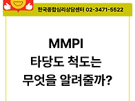 MMPI 타당도 척도는 무엇..