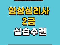 임상심리사 2급 실습수련 ..
