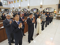 부활대축일 세례식 사진입니다.