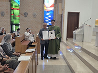성경필사 완필 축복장 수여..