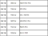 2026년 8월 상가보시 및 ..